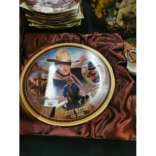 150 - John Wayne The Duke Master Piece plate