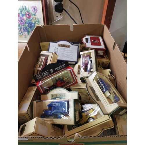 195 - Large box of model cars