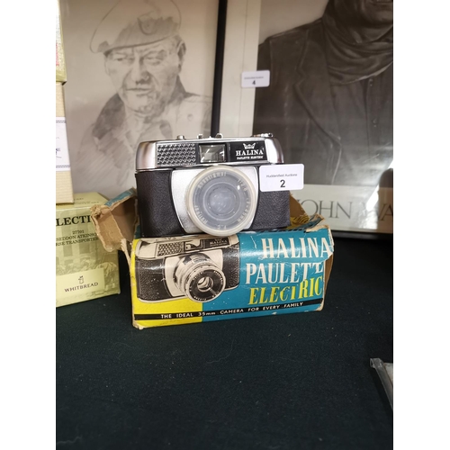 2 - Vintage 35mm Halina camera