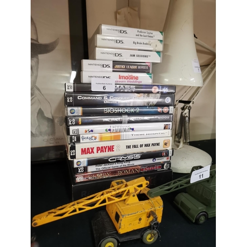 6 - Selection of Nintendo DS games etc