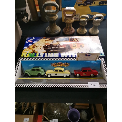 158 - Corgi rally cars box set