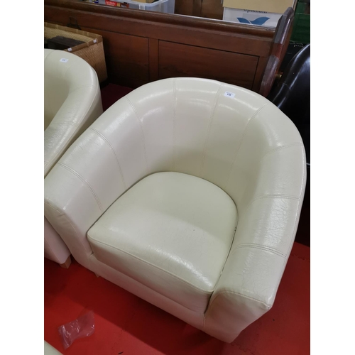 170 - Quality cream tub chair