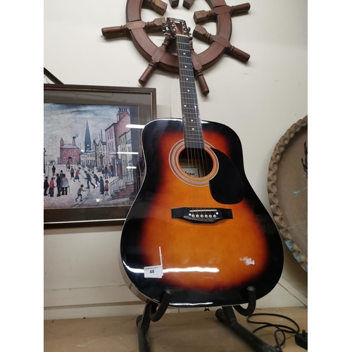 48 - As new Flacon guitar