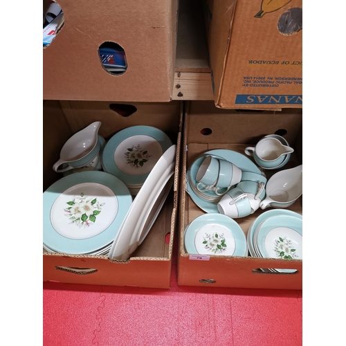 79 - 2 boxes of Johnson Brothers dinner service