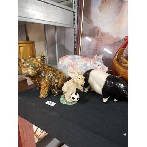 116 - Selection of collectable pot pigs