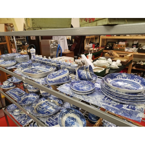 234 - Job lot of Spode Blue Italian- 50 items