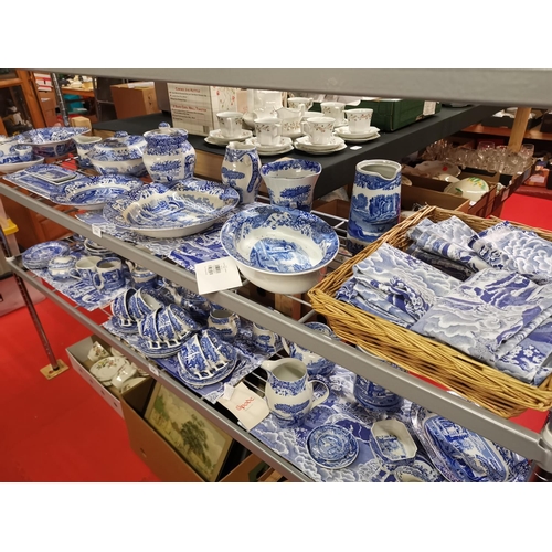 235 - Job lot of Spode Blue Italian- 25 items