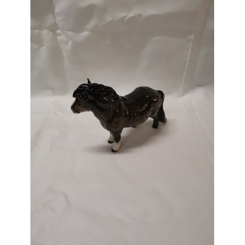 237 - Beswick Wooly Shetland pony