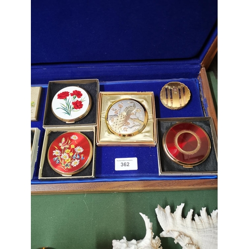 362 - 5 collectable compacts