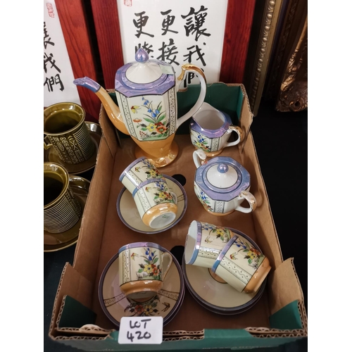 420 - Japanese tea set