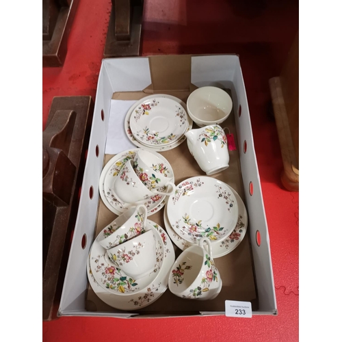 233 - Box of vintage Spode