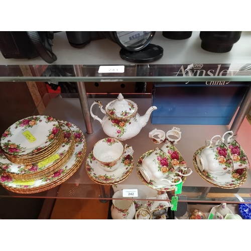 242 - Selection of Royal Albert Old Country Roses- approx 30 items