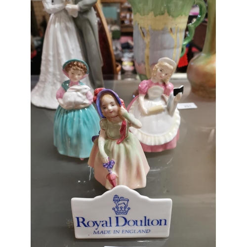 250 - 3 vintage Royal Doulton miniatures