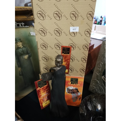 417 - Tribes Maasai figure- boxed