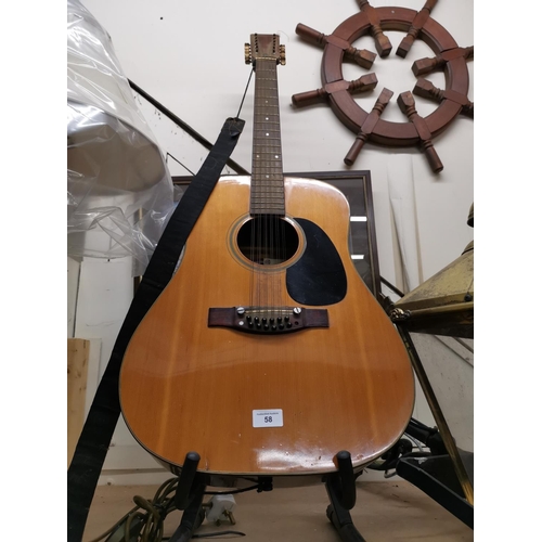 58 - Kasuga 12 string acoustic guitar