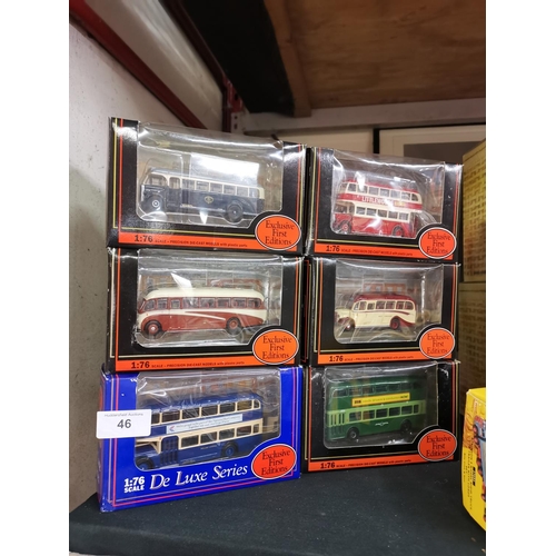 46 - 6 Corgi first edition buses