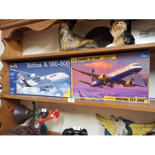 101 - 2 model kits- Revell/ Zvelda