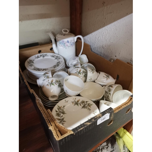 140 - Box of mixed China