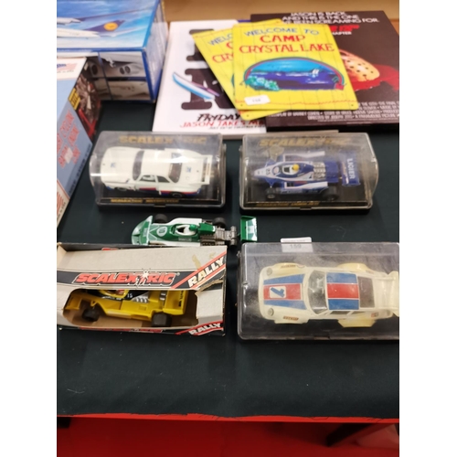 159 - 5 vintage Scalextric cars