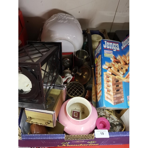 19 - Box of mixed bric etc