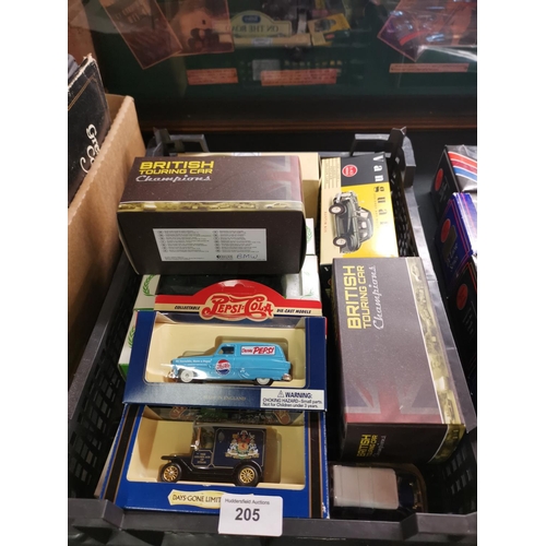 205 - Box of mixed model cars