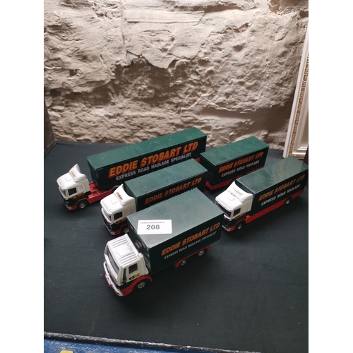 208 - Selection of Eddie Stobart trucks