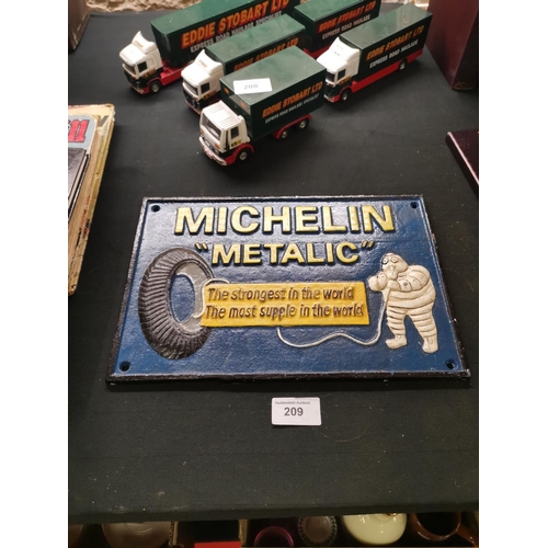 209 - Cast Michelin sign