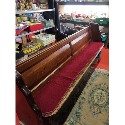 214 - Vintage 8ft church pew