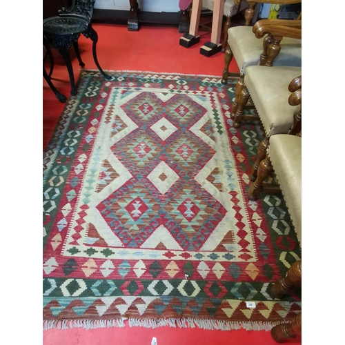 226 - Large handmade Afghan rug 2m x 158