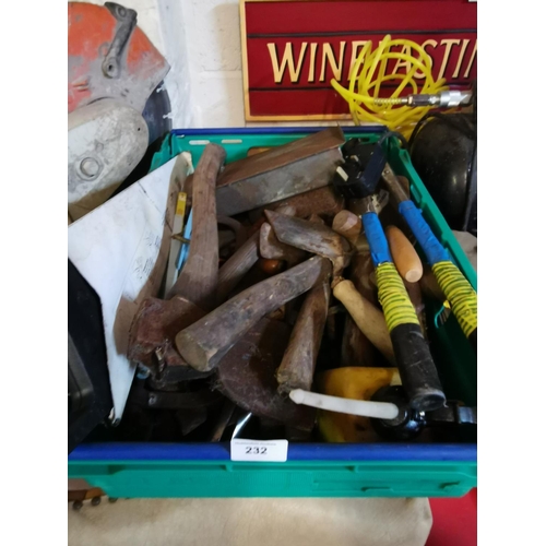 232 - Box of mixed tools