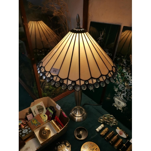 272 - Tiffany style table lamp