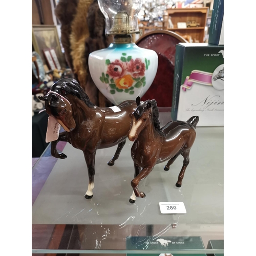 280 - Pair of Beswick horses