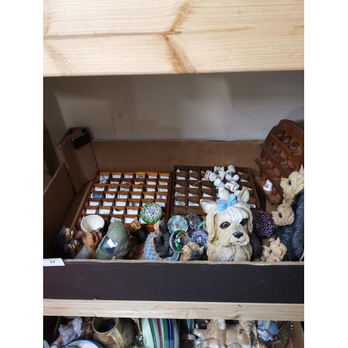 37 - Box of mixed collectables and bric