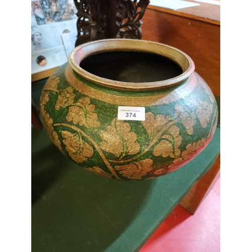 374 - Large decorative vase