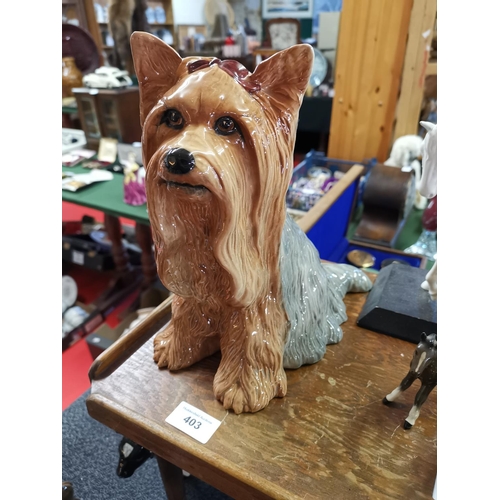 403 - Rare Beswick Yorkshire terrier