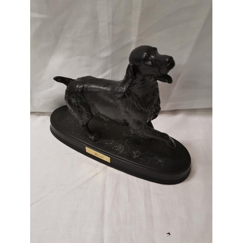 451 - Beswick spaniel on plinth