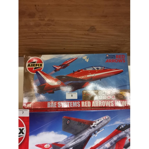 8 - Airfix Red Arrows Hawk model kit