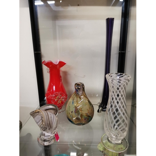 92 - Selection of art glass