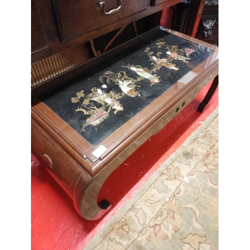 97 - Japanese inlay Mother of Pearl coffee table