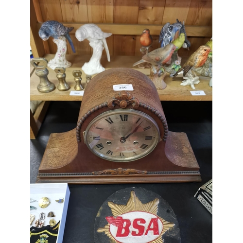 386 - Vintage mantle clock