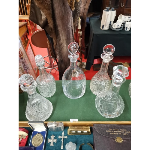 426 - 5 quality decanters