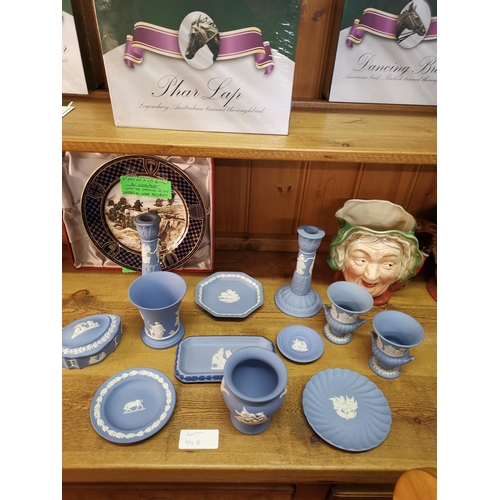 448 - Selection of Wedgewood jasperware