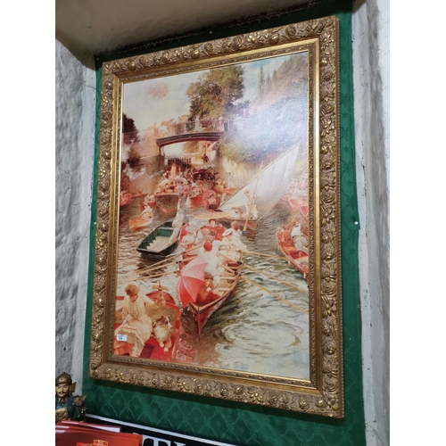 38 - large gilt framed picture