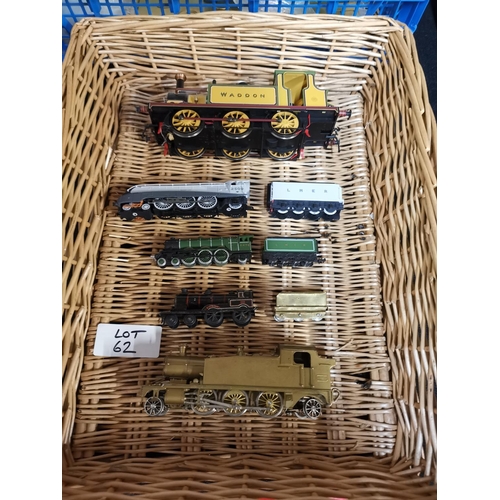 62 - Selection of scratch built trains etc