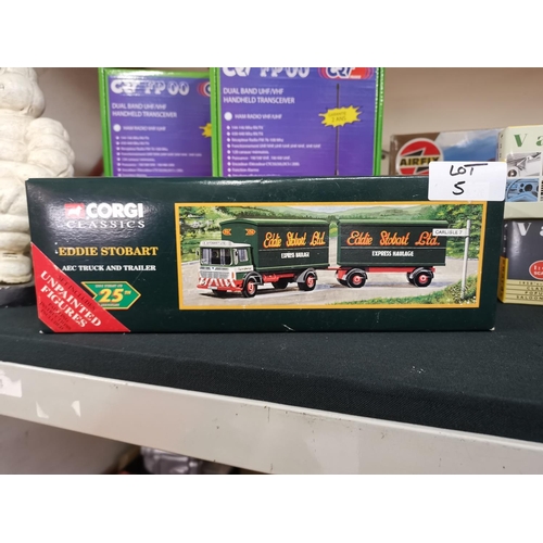 5 - Corgi Eddie Stobart truck and trailer 97369