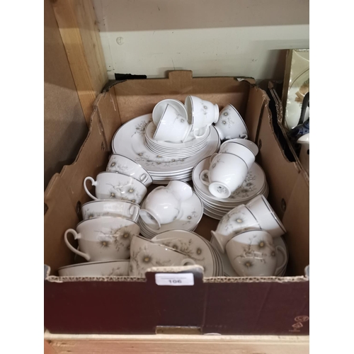 106 - Box of vintage China