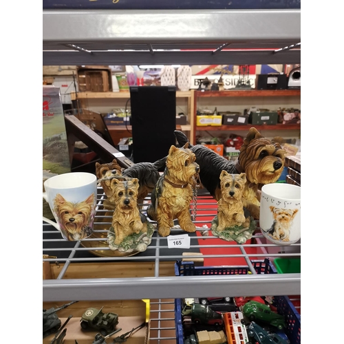 165 - Collection of Leonardo Yorkshire Terriers etc