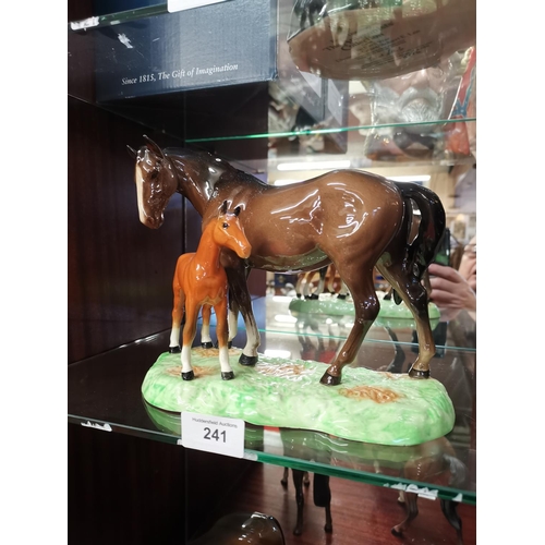 241 - Beswick Horse and foal- model 953