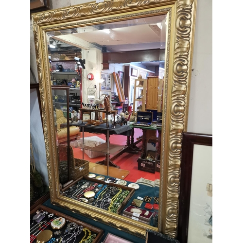 251 - Large gilt framed mirror 43