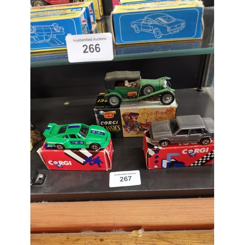 267 - 3 Corgi cars - boxed